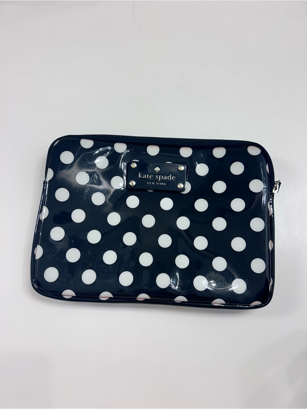 kate spade Black and White Polka Dot Cosmetic Pouch